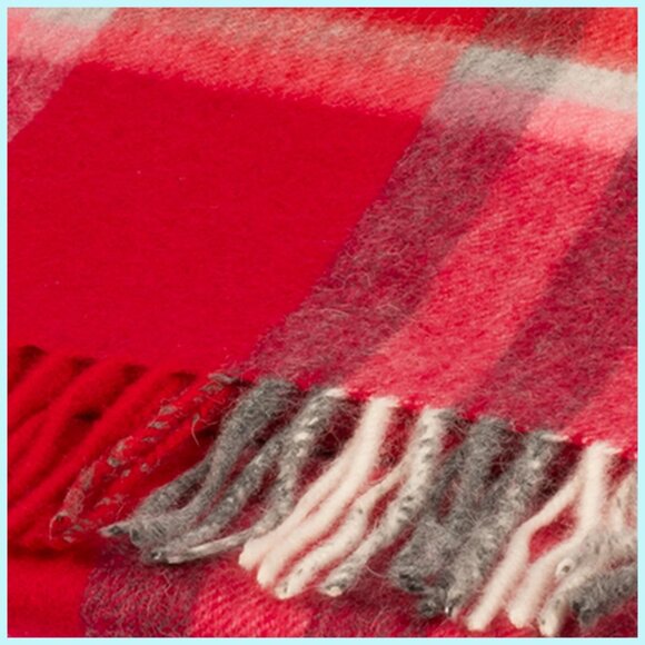 SCOTTISH IMPORT CASHMERE & LAMBSWOOL SCARF QUALITY GUARANTEED NWT - Picture 3 of 8